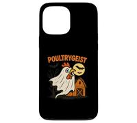 Poultrygeist Funny Chicken Ghost Halloween Pun Design Carcasa para iPhone 13 Pro MAX