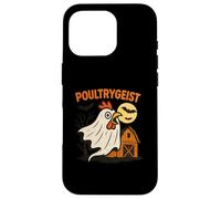 Poultrygeist Funny Chicken Ghost Halloween Pun Design Carcasa para iPhone 16 Pro