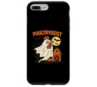 Poultrygeist Funny Chicken Ghost Halloween Pun Design Carcasa para iPhone 7 Plus/8 Plus