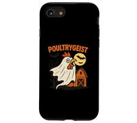 Poultrygeist Funny Chicken Ghost Halloween Pun Design Carcasa para iPhone SE (2020) / 7/8