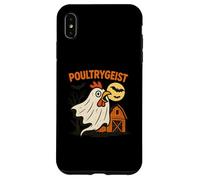 Poultrygeist Funny Chicken Ghost Halloween Pun Design Carcasa para iPhone XS MAX