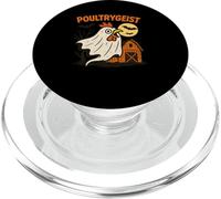 Poultrygeist Funny Chicken Ghost Halloween Pun Design PopSockets PopGrip para MagSafe
