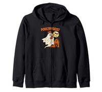 Poultrygeist Funny Chicken Ghost Halloween Pun Design Sudadera con Capucha