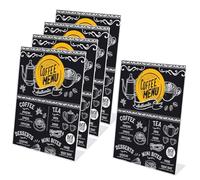 POUMUE 5 Expositor Metacrilato A4, Transparente Soporte de Acrílico para Menú Póster, Expositor de Sobremesa Acrílico A4 Soporte Metacrilato A4 Porta Cartelespara Expositores, Menús