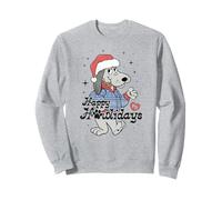 Pound Puppies Christmas Happy Holidays Distressed Style Art Sudadera