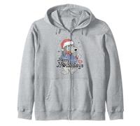 Pound Puppies Christmas Happy Holidays Distressed Style Art Sudadera con Capucha