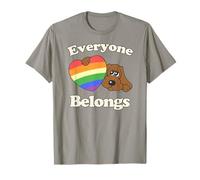 Pound Puppies Pride Everyone Belongs Retro Logo Camiseta