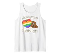 Pound Puppies Pride Everyone Belongs Retro Logo Camiseta sin Mangas