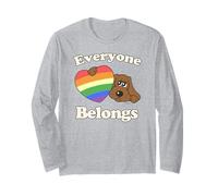 Pound Puppies Pride Everyone Belongs Retro Logo Manga Larga
