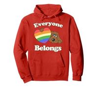 Pound Puppies Pride Everyone Belongs Retro Logo Sudadera con Capucha