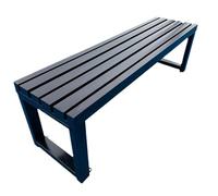 Pounjsd Banco de Madera Exterior con Soporte de Metal Adecuado, 80/100/120/150 cm Bancos para Exterior con Estructura de Metal Fundido, para vestuarios, habitación, decoración Incluso Exterior