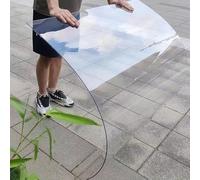 Pounjsd Láminas de Policarbonato Planchas Placas Transparente, 0.6×2m, Placas de Policarbonato Panel de Impermeable, planchas transparentes tejados, planchas de pvc, Impermeable y Prueba de Lluvia