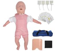 Pounjsd Maniquí de reanimación cardiopulmonar infantil,Modelo de Primeros Auxilios para Bebés,Modelo de Reanimación Cardiopulmonar,Maniquí RCP Profesional para bebés,Asfixia Entrenamiento de Primeros