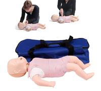 Pounjsd Modelo De Primeros Auxilios Para Bebés,Entrenamiento De Asfixia Bebés Muñeca,Maniquí RCP para Entrenamiento,Modelo De Reanimación Cardiopulmonar, para capacitación en hospitales y Escolares