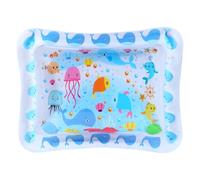 Poupangke Alfombra Sensorial de Agua, Cama de Agua Plegable para Perros, Hinchable, Espesa, para Relajarse Interior/Exterior, Sala de Estar, Dormitorio, Familia, Viaje, Apta para