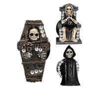 Poupangke Ambientador clips de perfume | Difusor de ventilación de coche con diseño de calavera, divertido difusor de clip de perfume de coche, ambientadores de coche para coches, camiones, caravanas