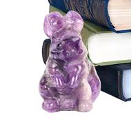 Poupangke Figuras de Conejo Cristalino, Figura de Conejo, DECORACIÓN DE LOBNY PASSTER Cristales POLUSA, Dibujos Animados Carving Figurines, Animal Figura Artesanía Ornamento Mesa Mesa de Casa para