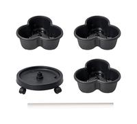 Poupangke Jardinera Verticale - Torre De Jardinería Apilable con Jardineras - Bandejas de Flores Etiquetadas para Verduras, Grasas y Flores Interior y Exterior