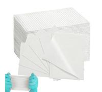 Poupangke Láminas Papel para Uñas,125 Piezas Suministros Absorbentes de Salón | Baberos Delantales De Papel Para Pacientes Clínicas | Dentista, Esteticista, Paciente, Pestañas, Manicura, Maquillaje,