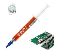 Poupangke Pasta Térmica para Disipador,Gel De Refrigeración para Evacuación De Calor - Grasa Conductiva Silicona Tubo Jeringa para Componentes Electrónicos Casa CPU Impresora