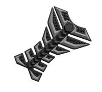 Poupangke Pegatinas y Calcomanías para Motocicleta,Protector 3D de Almohadilla de Goma con Diseño de Hueso de Pescado,Calcomanía con Diseño de Hueso de Pescado | Accesorios de Modificación para
