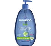POUPINA - Agua limpiadora para bebés orgánicos certificados. Antiirritación, sin perfume, hipoalergénico. Hamamelis & Aloe Vera. 99% Origen Natural, Vegano, 485 ml