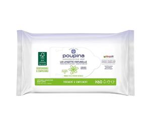 Poupina Baby Care La Toallita Natural 60 unidades