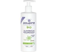 POUPINA - Orgánico certificado 2 en 1 Baby Liniment - Receta de aceite y cal - Limpiador + loción de barrera - Ingredientes 100% naturales - Vegano - Fabricado en Francia - 750 ml