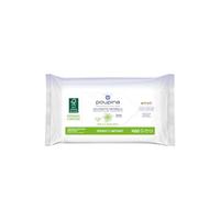 POUPINA - Toallitas para bebé, sin perfume, hipoalergénicas, hidratantes y protectoras, fibra 0% plástico, vegano, 99,6% de ingredientes de origen natural, 1 paquete x 60