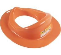 Poupy Asiento de inodoro naranja para niños, con una práctica funda, lavable y reutilizable, con asiento grande