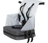 Poupy Asiento elevador de mesa plegable para bebé, lavable y reutilizable. Forro suave y extraíble con cinturones de seguridad, para la seguridad de sus hijos durante la alimentación.