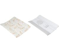 Poupy Cambiador para bebés, en material higiénico y no tóxico, fácil de lavar y reutilizable, con bordes elevados