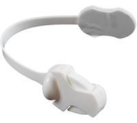 Poupy - Cierre de seguridad para muebles y electrodomésticos, Evita aperturas por bebés, Ideal para ropa y frigorífico, Hecho en Suecia, Color Bianco, Material Polipropilen