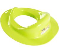 Poupy Reductor de inodoro infantil verde, lavable y reutilizable, con una práctica funda y formas suaves y anatómicas