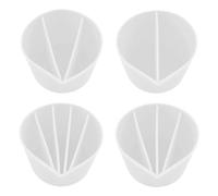 Pour Cup - Cazas Divididas De Silicona | Tazas De Mezcla De Resina | Viernes Los Divisores De Canales | Pintura Suministra Herramientas Para Moldes Medidos Líquidos De Pintura Acrílica Crafts L