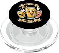 Pour Decisions Welcome Funny Beer Drinking Pun PopSockets PopGrip para MagSafe