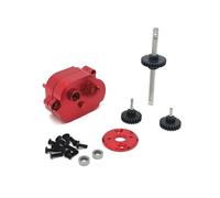 Pour MN168 Pour MN82 Pour MN78 Pour MN99S 1/12 Boîte Vitesses Transmission En Métal Avec Support Moteur 370 Pièces Et Accessoires Pour Voitures Radiocommandées Repuestos Juguetes RC(Red)