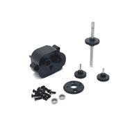 Pour MN168 Pour MN82 Pour MN78 Pour MN99S 1/12 Boîte Vitesses Transmission En Métal Avec Support Moteur 370 Pièces Et Accessoires Pour Voitures Radiocommandées Repuestos Juguetes RC(Black)