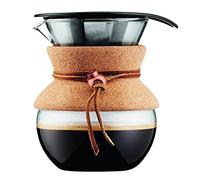 Pour over: cafetera de goteo con filtro dorado, 0.5 l