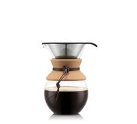 Bodum - 11571-109 - Pour Over - Cafetera de Goteo con Filtro Permanente - 1.0 l