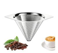 Pour Over Coffee Filter Fine Mesh Heat Resistant Portable Paperless