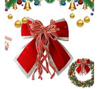 Pour Sapin Noël - Décorations Festives Rouge Or, Ornements Élégants Arbre De Noël, Accesorio Maison Fête, Couronne Cheminée Intérieur Extérieur, Présentation Élégante | Bureau École Ferme Mari