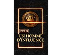 Pour un homme d'influence, À offrir à un ami un conjoint un frère un collègue: Design masculin PREMIUM, couverture effet marbre noir et or, couronne en relief 3D, une ATTENTION forte DE SENS pour LUI.
