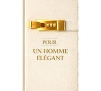Pour un homme élégant, À offrir à un ami un conjoint un frère un collègue: Design masculin PREMIUM, couverture effet cuir crème et or, finition 3D, une attention raffinée et intemporelle pour LUI