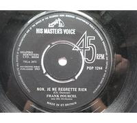 Pourcel, Franck Non Je Ne Regrette Rien 7" HMV POP 1244 EX 1963