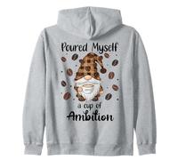 Poured Myself a Cup of Ambition Mug GNOME Coffee Drinking Sudadera con Capucha