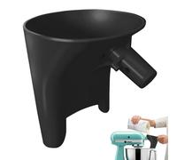 PourGuard Mixer Funnel Aid - Splash-Proof Baking Transfer Tool, Wide Mouth Pour Guide, Silicone Kitchen Assist Ring, Funnel Accessory, Baking Help for Powdered Sugar Mixing Home Cake Prep Use