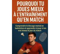 Pourquoi tu joues mieux à l’entraînement qu’en match: Comprendre le blocage mental en badminton et apprendre à jouer à ton vrai niveau le jour du match