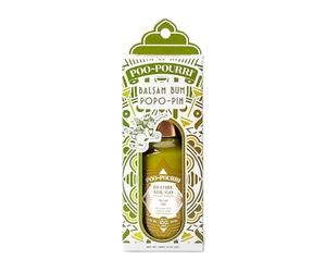 Pourri - Ambientador en aerosol para baño, espray para inodoro Before-You-Go Poo-Pourri - Desodorante de baño Balsam Bum - Atrapa los olores bajo la superficie del agua - Spray de aceite esencial a