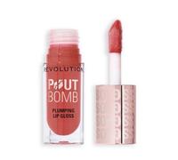 Revolution Beauty, Brillo Voluminizador para Labios, Alto Brillo para Labios Más Llenos y Voluminosos con Ácido Hialurónico y Péptidos, Vegano y Libre de Crueldad, Warm Peach Orange